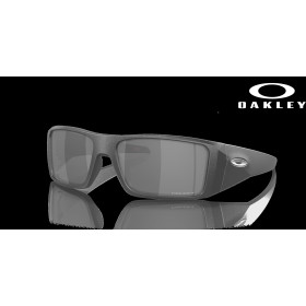 Oakley Heliostat Prizm Black Lenses Steel Frame Sunglasses