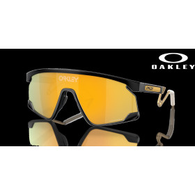 Oakley BXTR Metal Prizm 24k Lenses Matte Black Frame Sunglasses