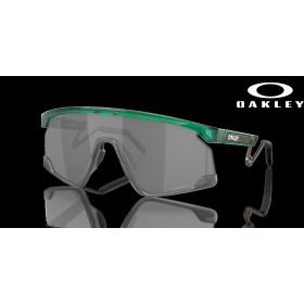 Oakley BXTR Metal Prizm Black Lenses Transparent Viridian Frame Sunglasses