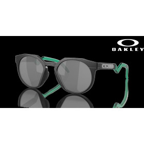 Oakley HSTN Introspect Collection Prizm Black Lenses Matte Black Ink Frame Sunglasses