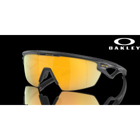 Oakley Sphaera Prizm 24k Polarized Lenses Matte Carbon Frame Sunglasses