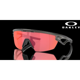 Oakley Sphaera Prizm Trail Torch Lenses Matte Grey Smoke Frame Sunglasses
