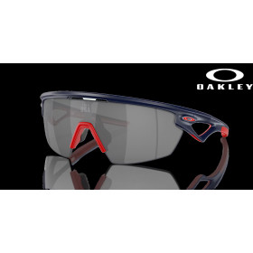 Oakley Sphaera Team USA Prizm Black Lenses Matte Navy Frame Sunglasses
