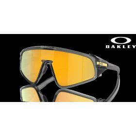 Oakley Latch Panel Prizm 24k Lenses Grey Smoke Frame Sunglasses