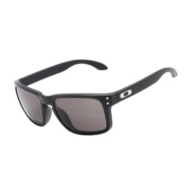 Oakley Unisex Holbrook Black Frame Gray Lens Rectangular 55mm Sunglasses