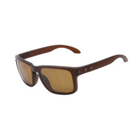 Oakley Men's Holbrook Bronze Frame Brown Lens Rectangular 55mm Sunglasses