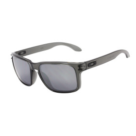 Oakley Unisex Holbrook Gray Frame Silver Lens Rectangular 55mm Sunglasses