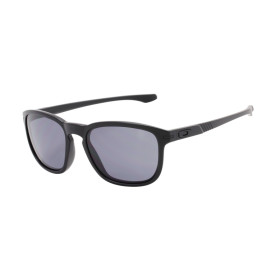 Oakley Unisex ENDURO Black Frame Gray Lens Rectangular 55mm Sunglasses