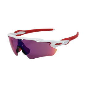 Oakley Radar ev Path White Frame Purple Lens Shield Sunglasses