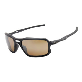 Oakley Men's Triggerman Black Frame Gray Lens Rectangular 59mm Polarized Sunglasses