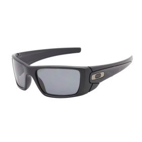 Oakley Men's Fuel Cell Black Frame Gray Lens Rectangular 60mm Polarized Sunglasses