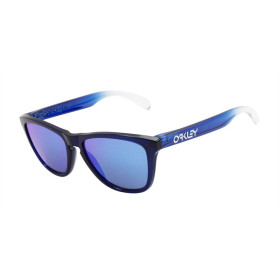 Oakley Unisex Frogskins Blue Frame Blue Lens Oval 55mm Sunglasses