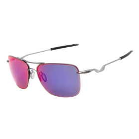 Oakley Men's Tailhook Gray Frame Purple Lens Square 60mm Sunglasses