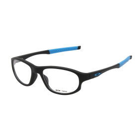 Oakley Unisex Crosslink Strike Black Frame Transparent Lens Oval 54mm Glasses