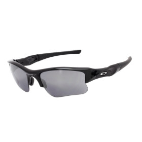 Oakley Men's Flak Black Frame Gray Lens Rectangular 63mm Sunglasses
