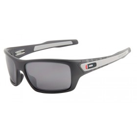 Oakley Men's Turbine Gray Frame Gray Lens Rectangular 65mm Sunglasses