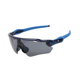 Oakley Men's Radar ev Path Blue Frame Gray Lens Shield Sunglasses