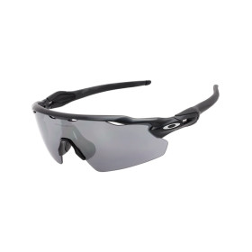 Oakley Men's Radar ev Pitch Black Frame Gray Lens Shield Sunglasses