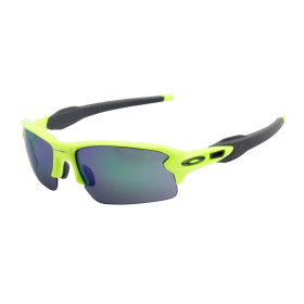 Oakley Men's Flak 2.0 Green Frame Green Lens Semi Rimless 59mm Sunglasses