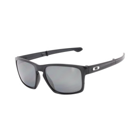 Oakley Unisex Sliver Black Frame Gray Lens Rectangular 57mm Sunglasses