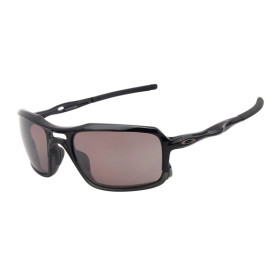 Oakley Men's Triggerman Black Frame Gray Lens Rectangular 59mm Polarized Sunglasses