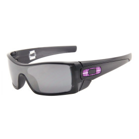 Oakley Unisex Batwolf Black Frame Gray Lens Shield Polarized Sunglasses