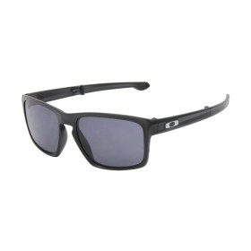 Oakley Men's Sliver F Black Frame Gray Lens Rectangular 57mm Sunglasses