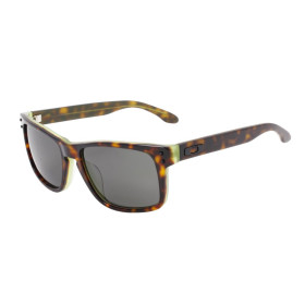 Oakley Unisex Holbrook Tortoise Frame Gray Lens Rectangular 56mm Sunglasses