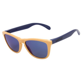 Oakley Women's FROGSKINS Orange Frame Blue Lens Oval 55mm Sunglasses
