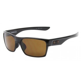 Oakley Men's TWOFACE Black Frame Brown Lens Rectangular 60mm Sunglasses