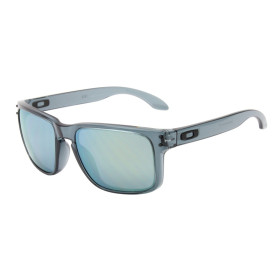 Oakley Men's HOLBROOK Blue Frame Green Lens Rectangular 55mm Sunglasses