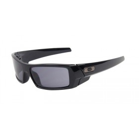 Oakley Men's Gascan Black Frame Gray Lens Rectangular 60mm Sunglasses
