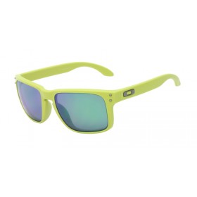 Oakley Unisex Holbrook Green Frame Green Lens Rectangular 55mm Polarized Sunglasses
