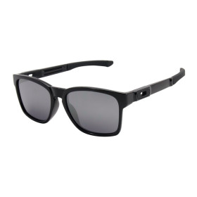 Oakley Unisex Catalyst Black Frame Gray Lens Rectangular 56mm Sunglasses