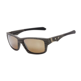 Oakley Unisex Jupiter Squared Gray Frame Brown Lens Rectangular 56mm Polarized Sunglasses