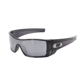 Oakley Men's Batwolf Black Frame Silver Lens Shield Sunglasses