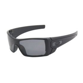 Oakley Men's Batwolf Black Frame Gray Lens Shield Sunglasses