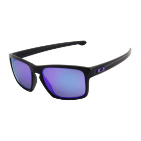 Oakley Men's Sliver Black Frame Purple Lens Rectangular 57mm Polarized Sunglasses