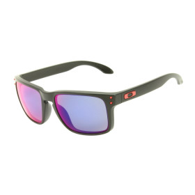 Oakley Unisex Holbrook Black Frame Purple Lens Rectangular 55mm Sunglasses