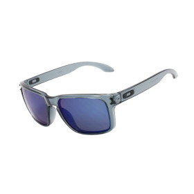 Oakley Unisex Holbrook Gray Frame Blue Lens Rectangular 55mm Sunglasses