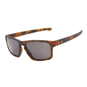 Oakley Men's Sliver Tortoise Frame Gray Lens Rectangular 57mm Sunglasses