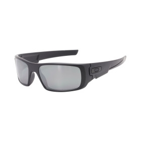 Oakley Men's Crankshaft Black Frame Gray Lens Rectangular 60mm Polarized Sunglasses