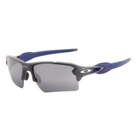 Oakley Men's Flak 2.0 Gray Frame Gray Lens Semi Rimless 59mm Sunglasses