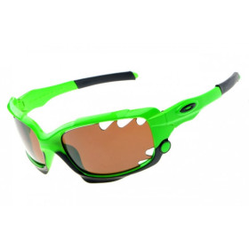 Oakley Racing Jacket sunglasses green / brown lens