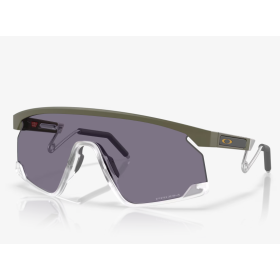 Oakley BXTR Metal Sunglasses Matte Moss Frame Prizm Grey Lenses