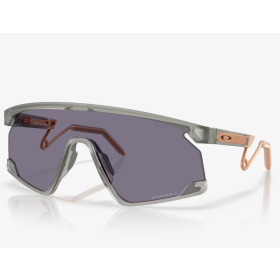 Oakley BXTR Metal Sunglasses Transparent Grey Ink Frame Prizm Grey Lenses