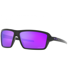 Oakley Cables Sunglasses Black Ink Frame Prizm Violet Lenses