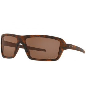 Oakley Cables Sunglasses Brown Tortoise Frame Prizm Tungsten Polarized Lenses