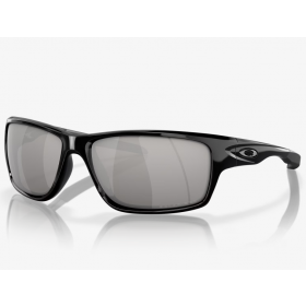Oakley Canteen Sunglasses Polished Black Frame Chrome Iridium Polarized Lenses