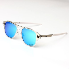 Oakley Coldfuse Sunglasses Silver Frame Prizm Blue Lenses